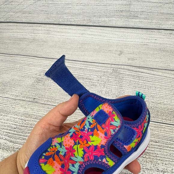 Saucony Girl's Bright Summer Quick Splash Water Sneakers Size 7 - Picture 9 of 10